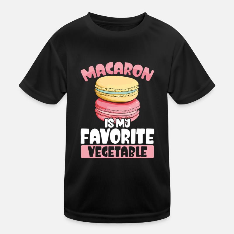 Macaron Baker Pastry Chef Macaron Lover Kids Functional T-Shirt