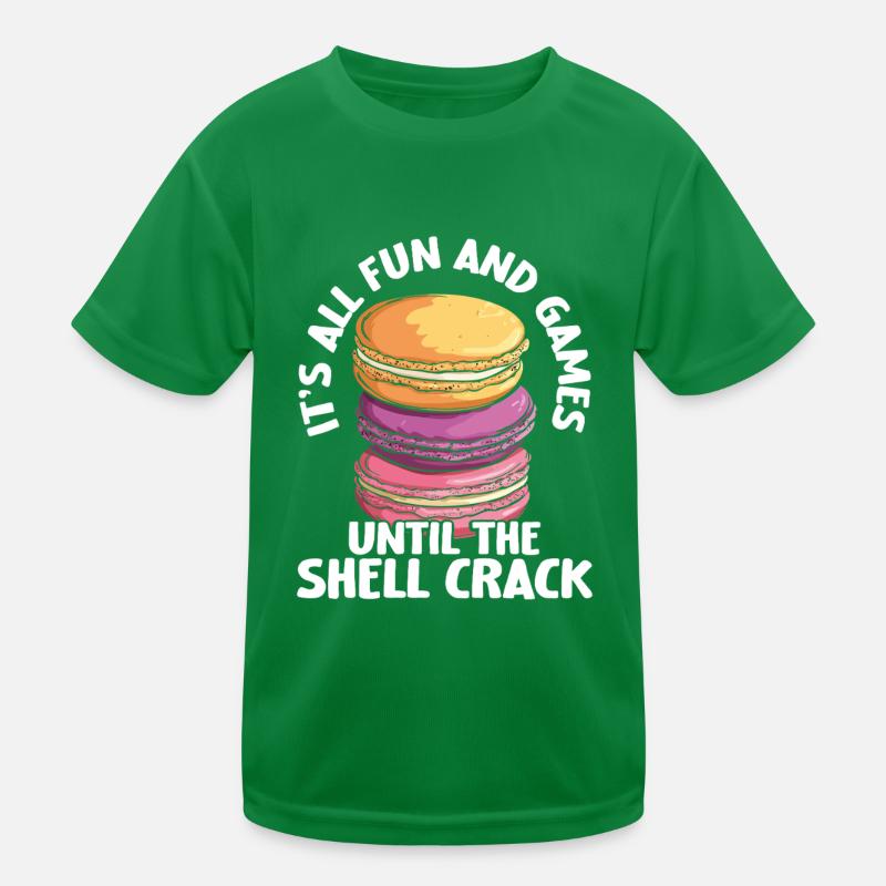 Macaron Baker Pastry Chef Macaron Lover Kids Functional T-Shirt