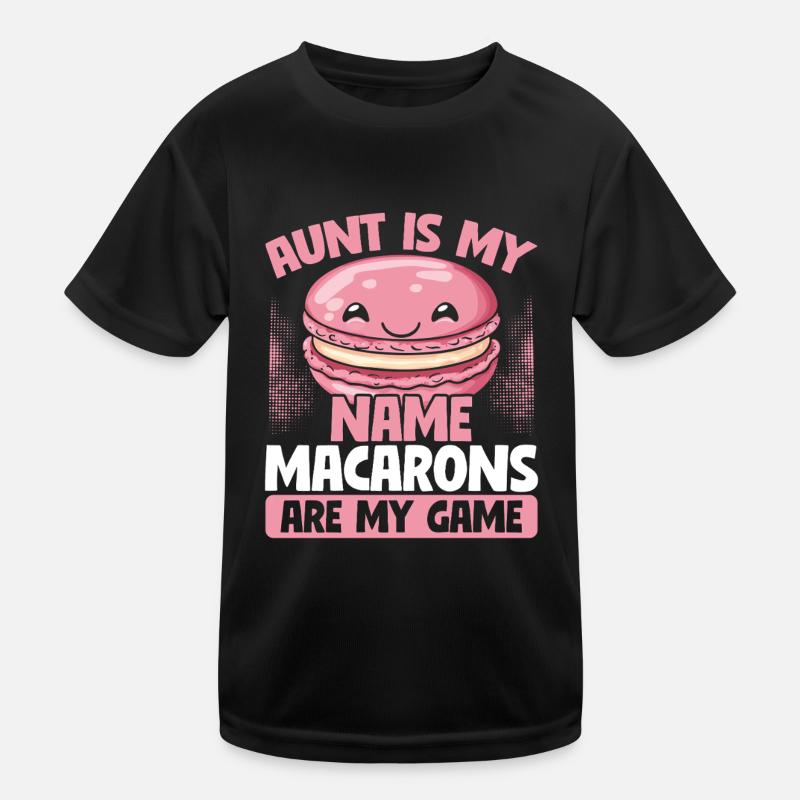 Macaron Baker Pastry Chef Macaron Lover Kids Functional T-Shirt
