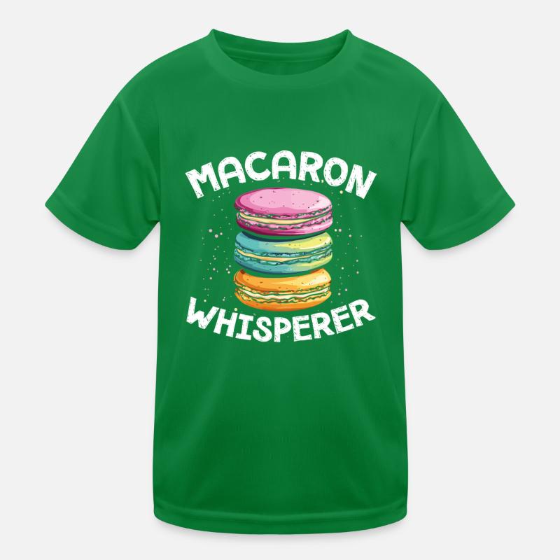 Macaron Baker Pastry Chef Macaron Lover Kids Functional T-Shirt