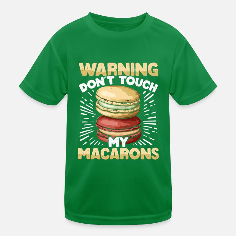 Macaron Baker Pastry Chef Macaron Lover Kids Functional T-Shirt