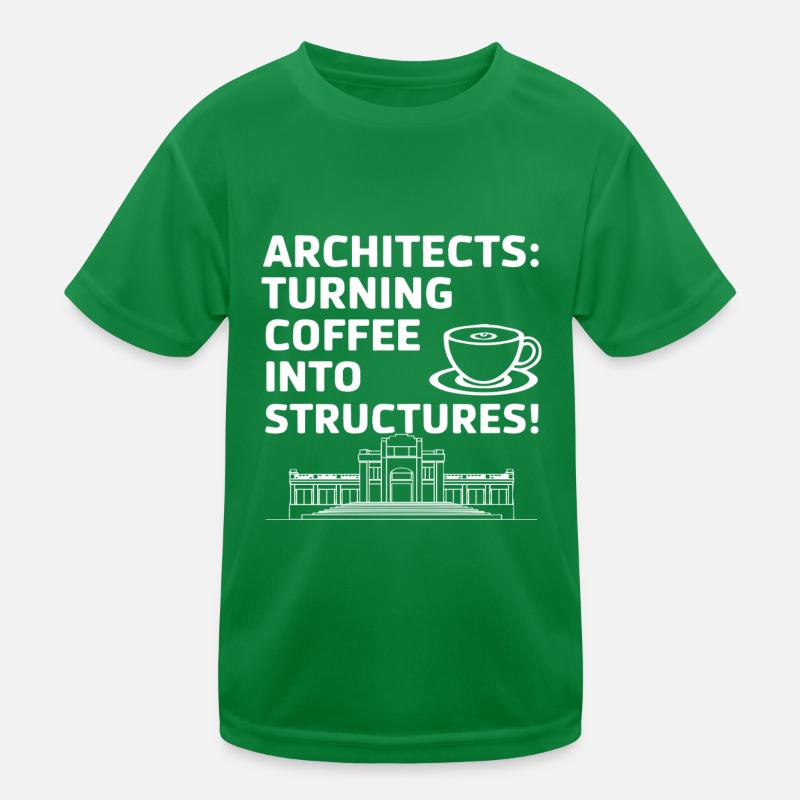 Architectes : le café en structures ! T-shirt sport Enfant