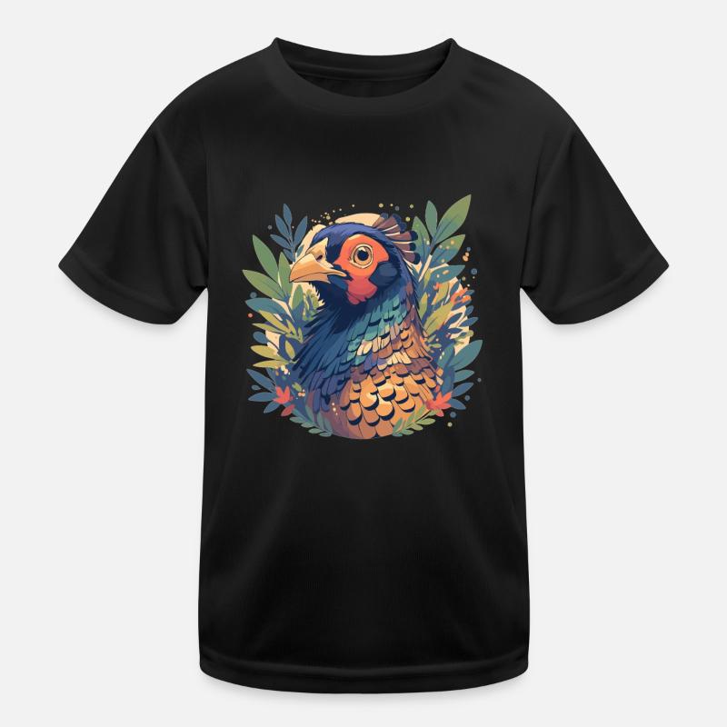 Pheasants Pheasant Kids Functional T-Shirt