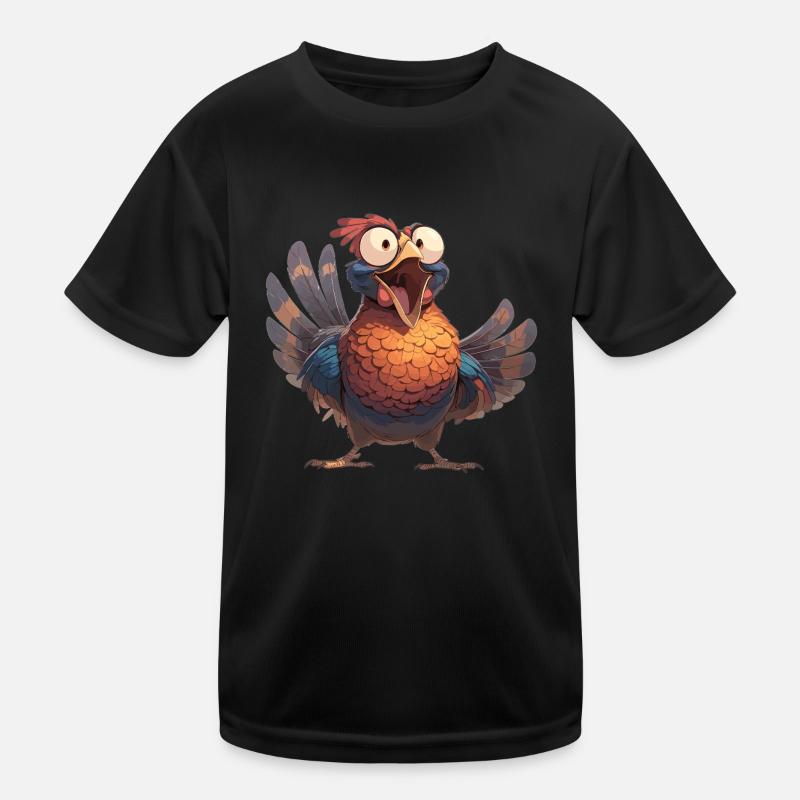 Pheasants Pheasant Kids Functional T-Shirt