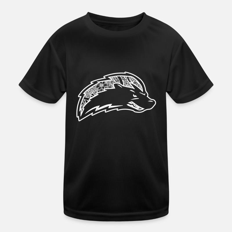 Honey Badger Honey Badger Floral Pattern Kids Functional T-Shirt