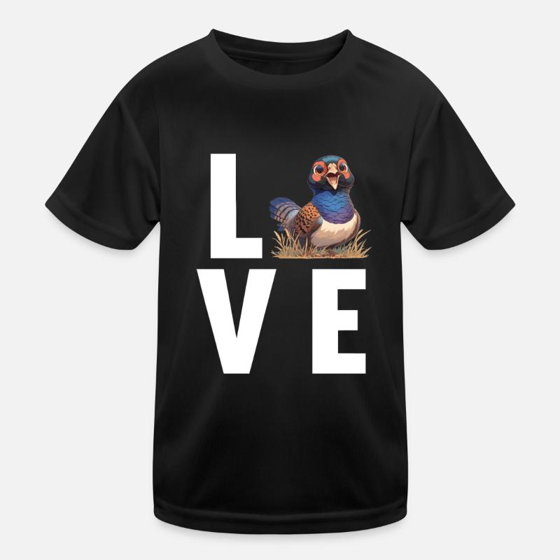 Pheasants Pheasant Kids Functional T-Shirt