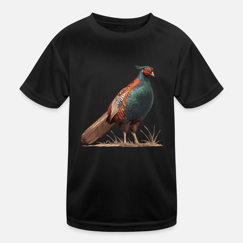 Pheasants Pheasant Kids Functional T-Shirt