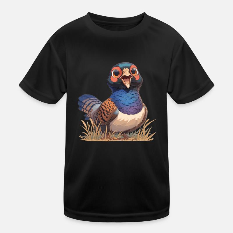 Pheasants Pheasant Kids Functional T-Shirt