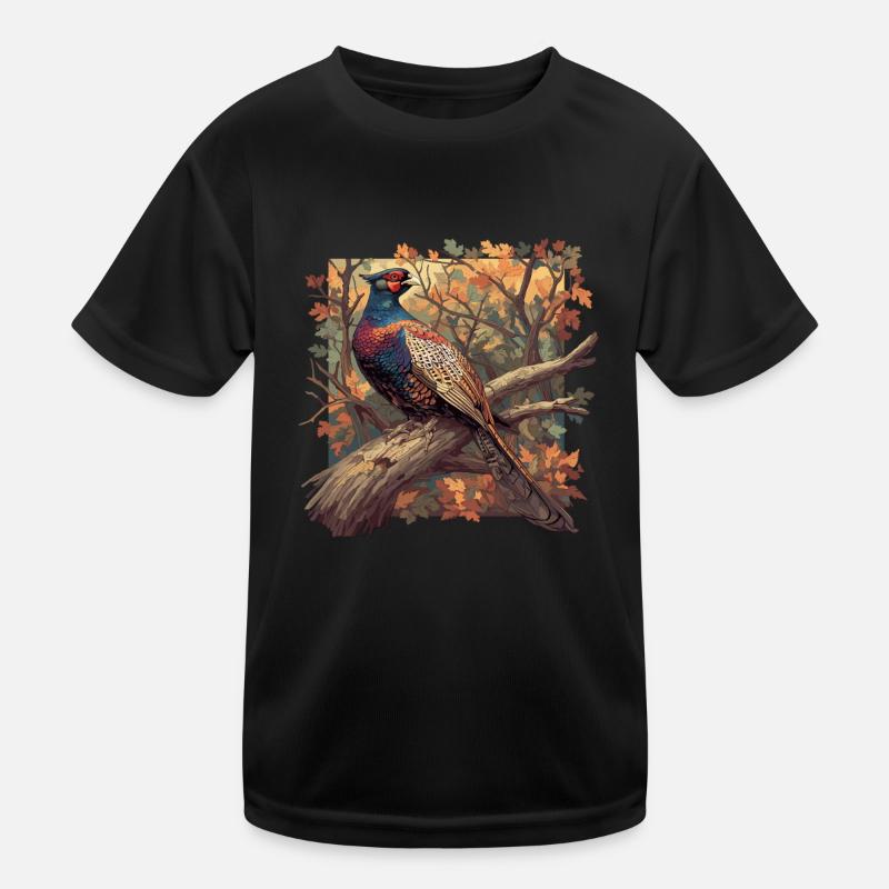 Pheasants Pheasant Kids Functional T-Shirt