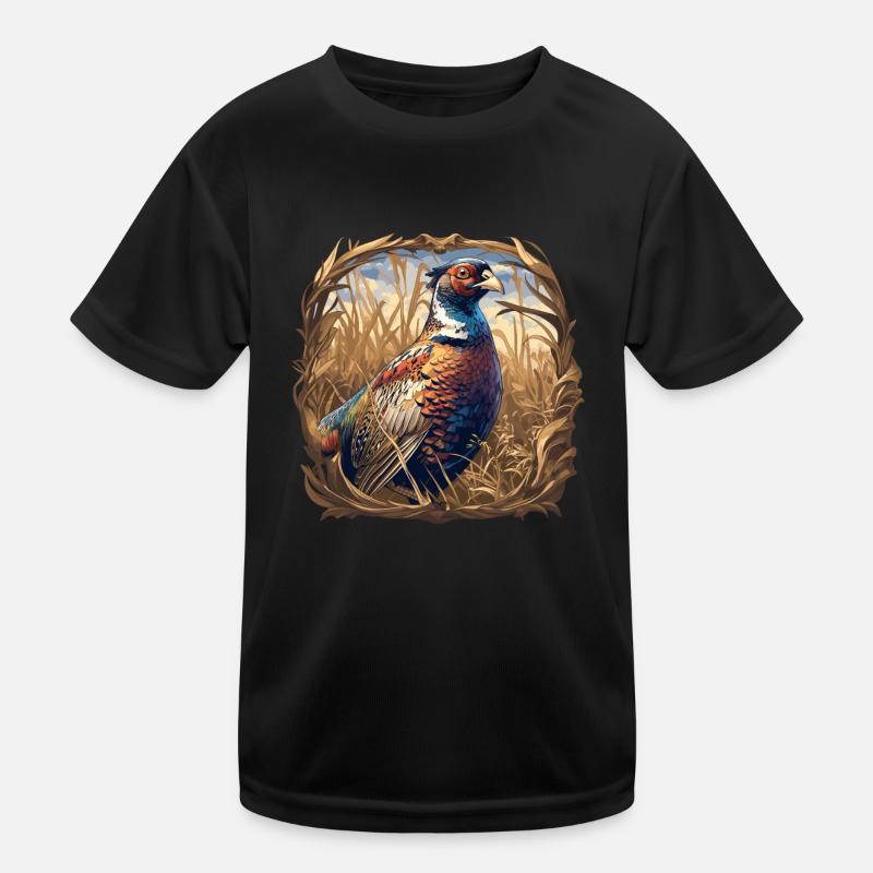 Pheasants Pheasant Kids Functional T-Shirt