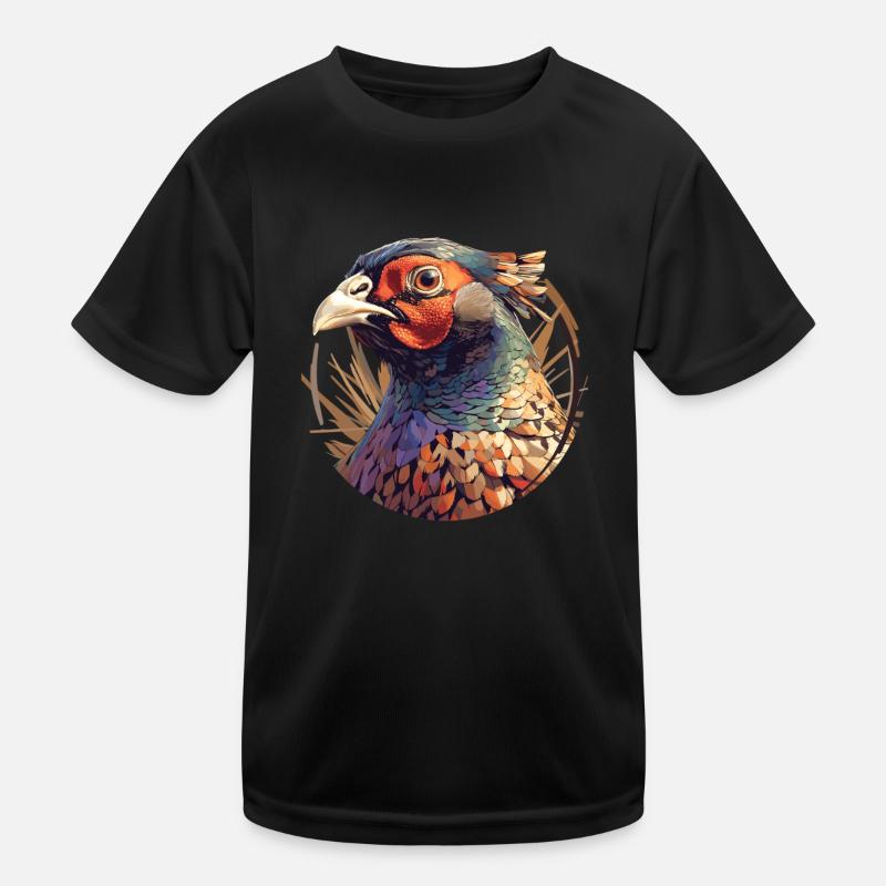 Pheasants Pheasant Kids Functional T-Shirt