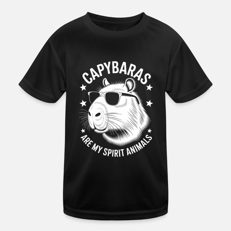 Capybara disant drôle de cadeau Capybara T-shirt sport Enfant
