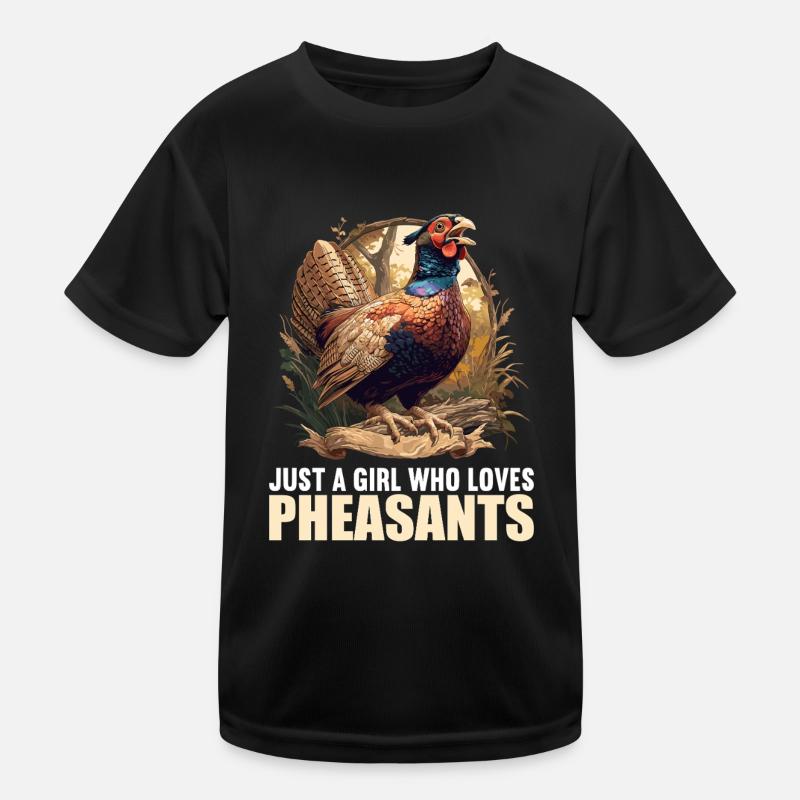 Pheasants Pheasant Kids Functional T-Shirt