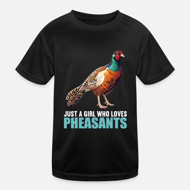 Pheasants Pheasant Kids Functional T-Shirt