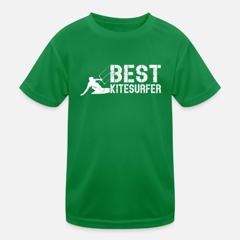 Kitesurfing Kiteboarding - Best Kitesurfer Kinder Funktions-T-Shirt