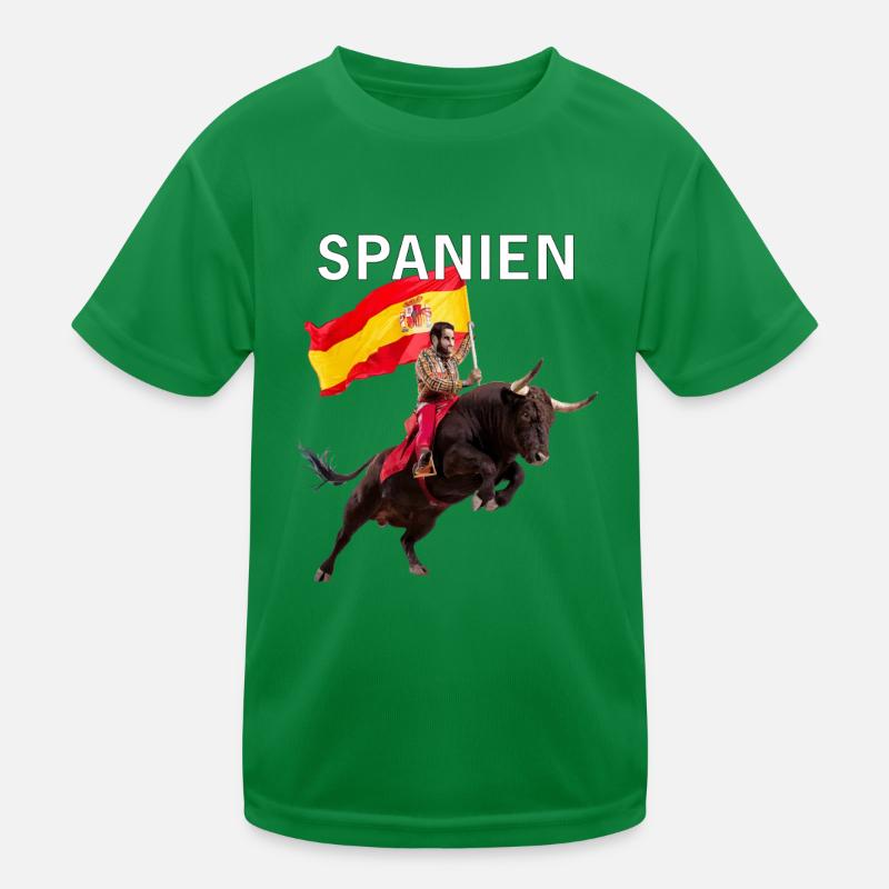SPANIEN Kinder Funktions-T-Shirt