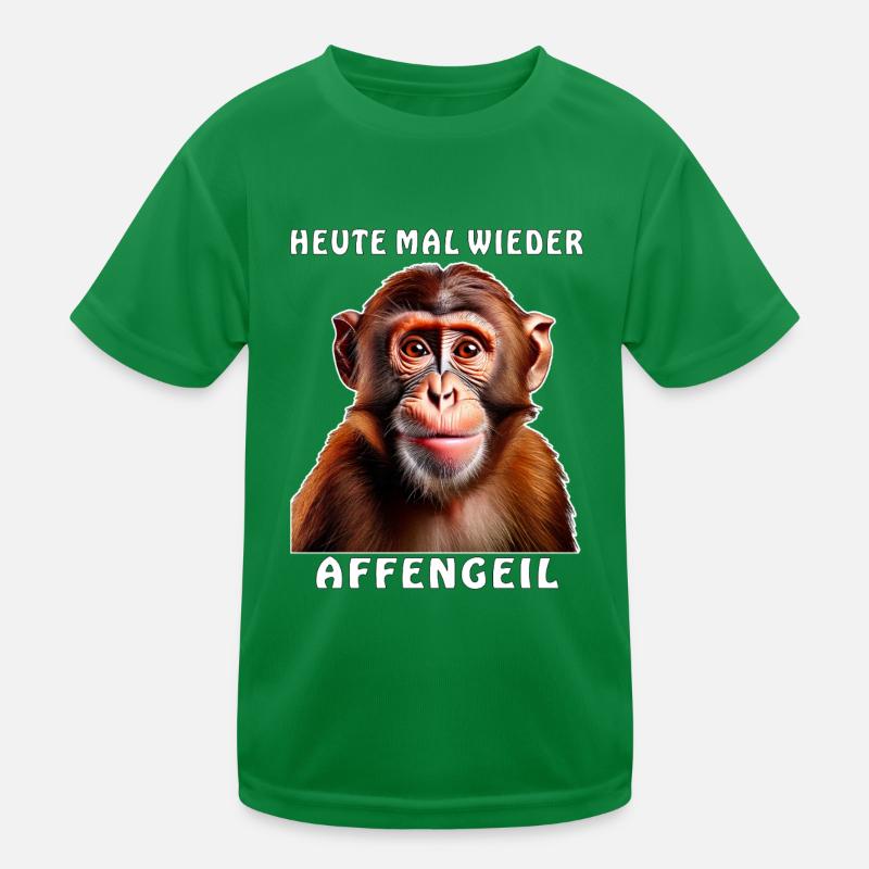 MONKEY AGAIN TODAY T-shirt sport Enfant