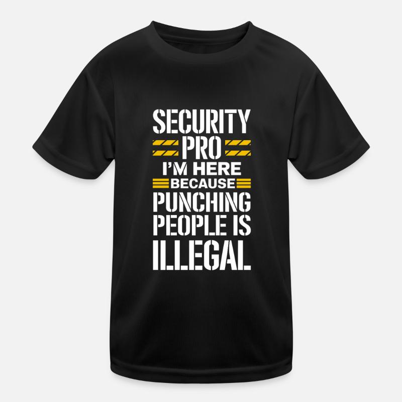 Private Security Professional Bodyguard Vip Kinder Funktions-T-Shirt
