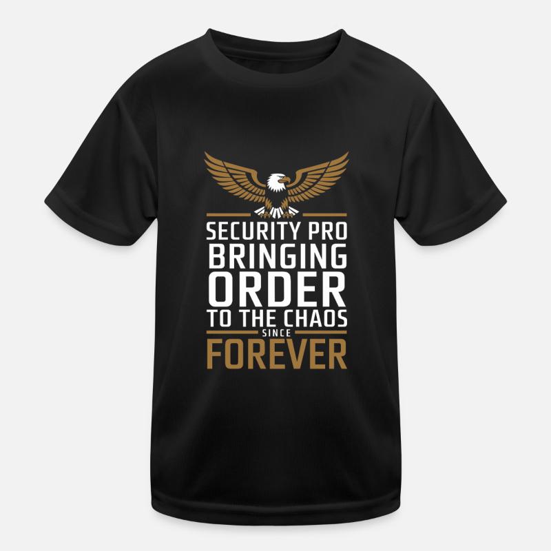 Private Security Professional Bodyguard Vip Kinder Funktions-T-Shirt
