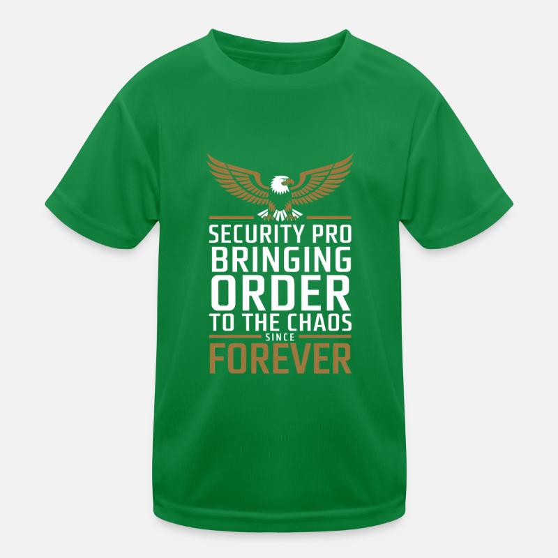 Private Security Professional Bodyguard Vip Kinder Funktions-T-Shirt