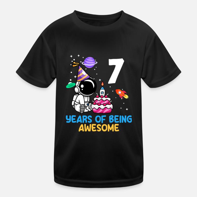 7 ans d’aventure spatiale T-shirt sport Enfant