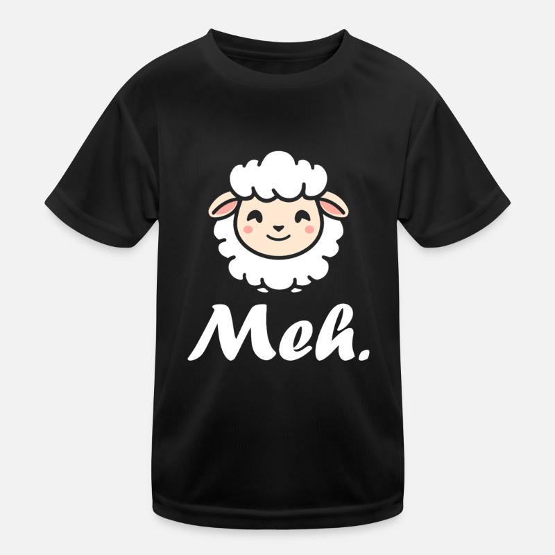 Schaf Kinder Funktions-T-Shirt