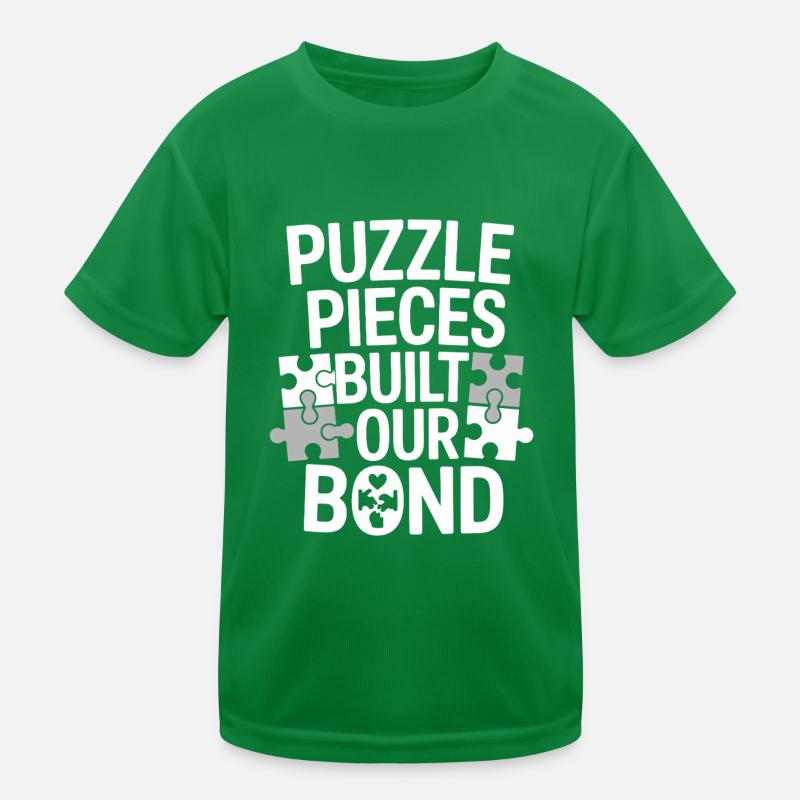 Autism siblings Kids Functional T-Shirt