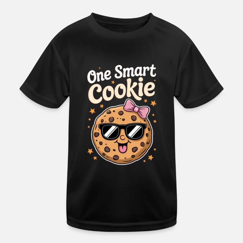 Cookies Spruch Schoko Kekse Lustig Cookie Geschenk Kinder Funktions-T-Shirt