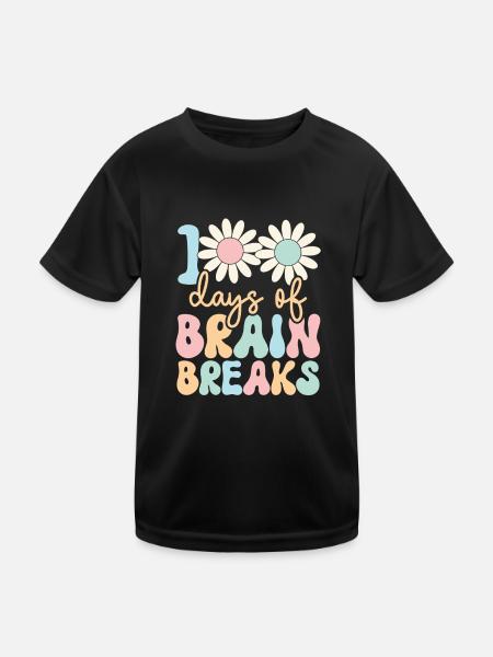 Psychologue scolaire Psychologie scolaire - T-shirt sport Enfant - noir - Devant