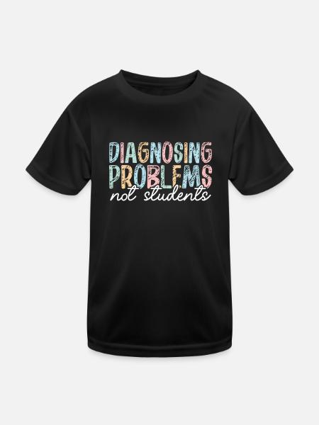 Psychologue scolaire Psychologie scolaire - T-shirt sport Enfant - noir - Devant