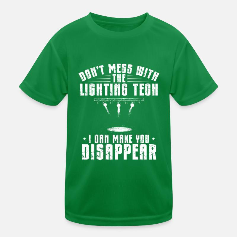 Lichttechniker Beleuchtungstechniker Lichttechnik Kinder Funktions-T-Shirt