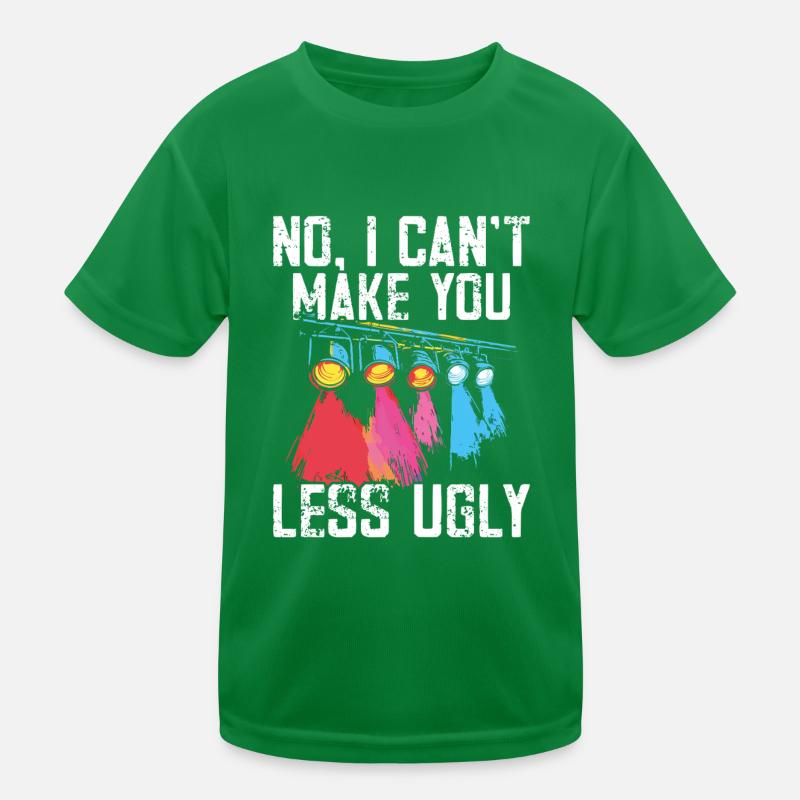 Lichttechniker Beleuchtungstechniker Lichttechnik Kinder Funktions-T-Shirt