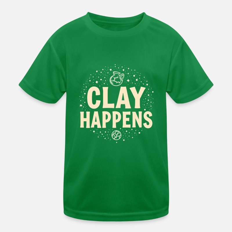 Pottery Class Clay Artist Ceramics Studio Wheel Kinder Funktions-T-Shirt
