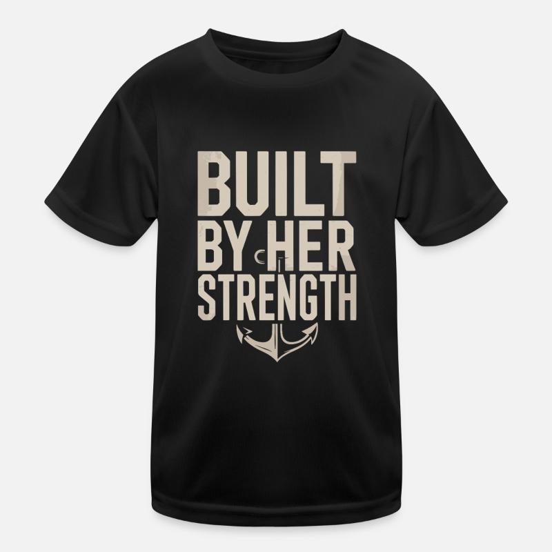Raised by a queen, single parent Kids Functional T-Shirt