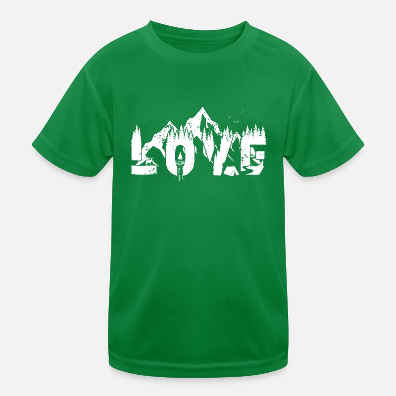 Love Hiking Kids Functional T-Shirt