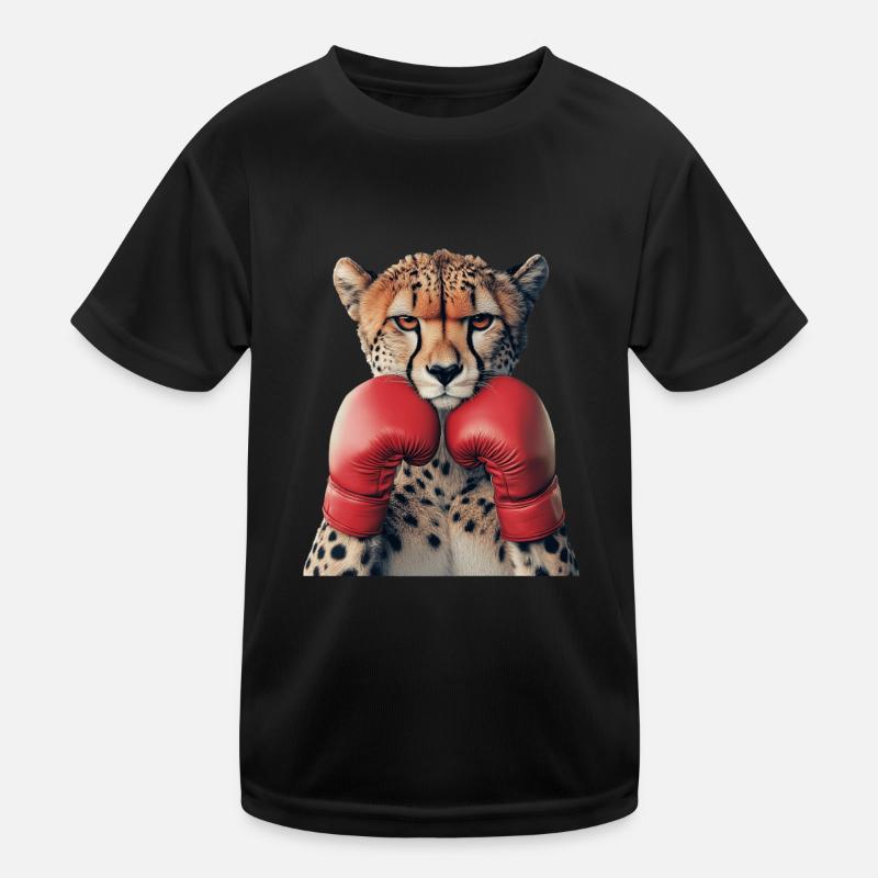 Gepard Kinder Funktions-T-Shirt