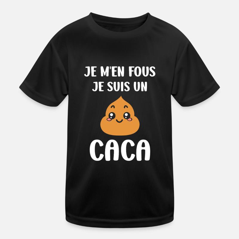 caca T-shirt sport Enfant
