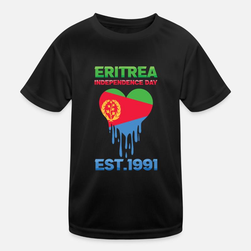 Eritrea Independence Day Est. 1991 Kids Functional T-Shirt