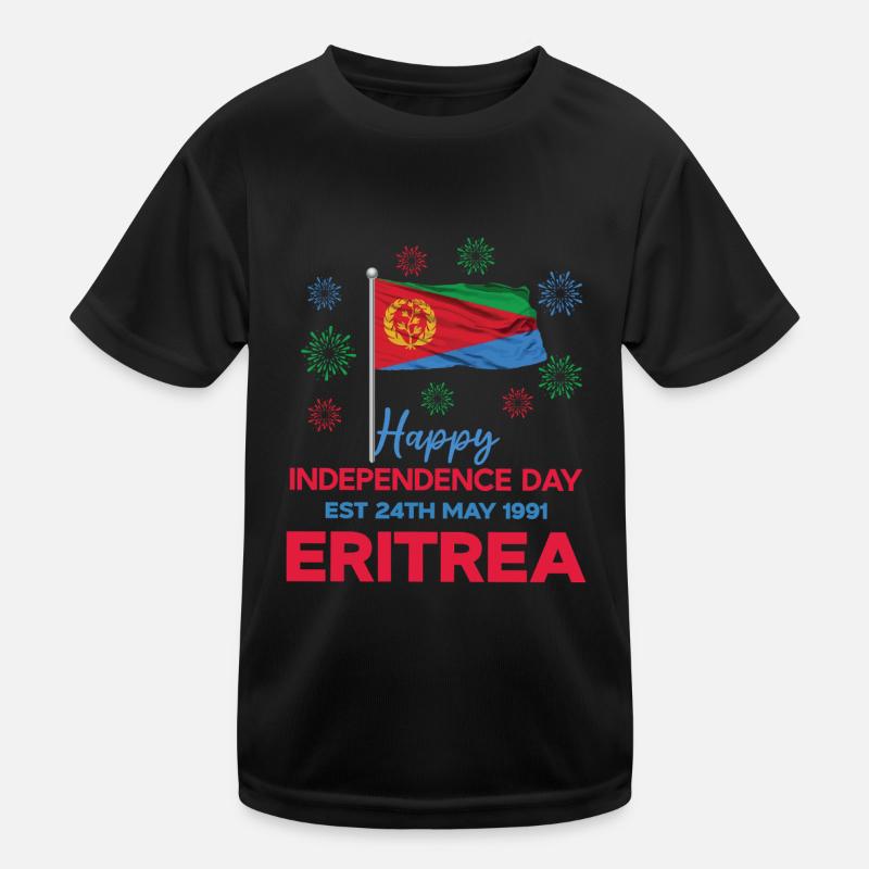 Eritrea Independence Day May 24, 1991 Celebration Kids Functional T-Shirt
