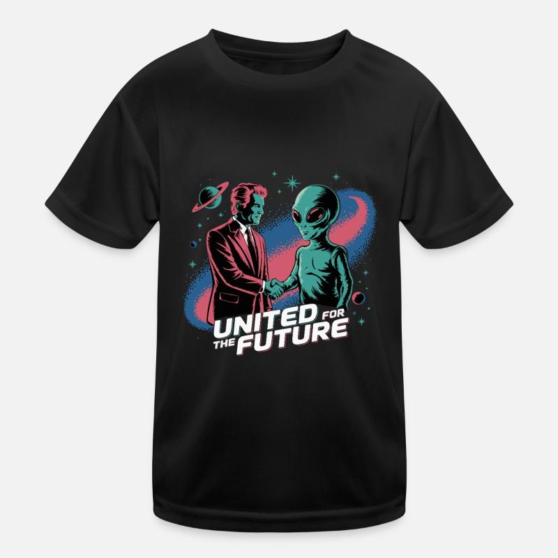 SHAKE HANDS FOR FUTURE Kids Functional T-Shirt
