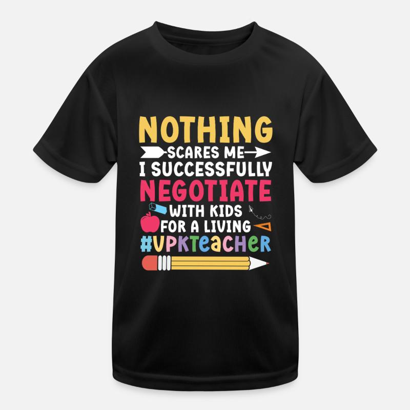 Nichts Angst, Mit Mir Verhandelte Ich Erfolgreich Kinder Funktions-T-Shirt
