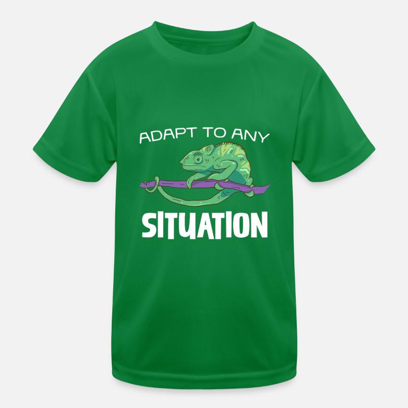 Chameleon adaptation to any situation Kids Functional T-Shirt