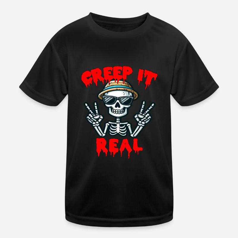 CREEP IT REAL - HALLOWEEN GIFT Kids Functional T-Shirt