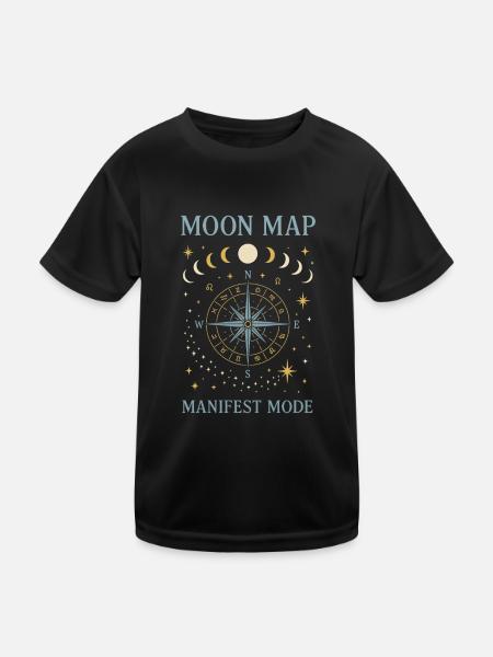 Spiritual Sunday Ritual Self-Care - Kids Functional T-Shirt - black - Front
