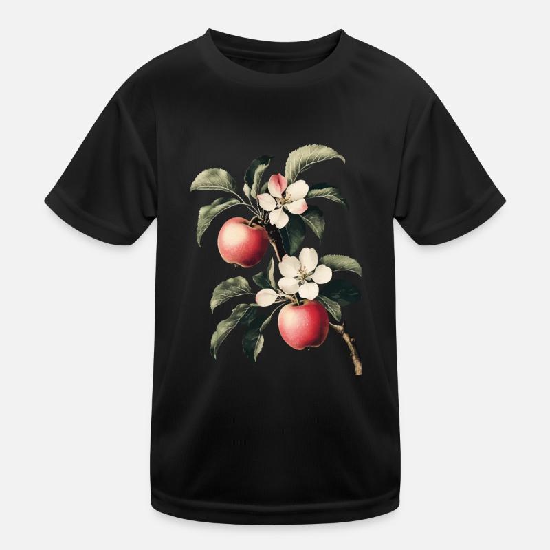 Apfel Kinder Funktions-T-Shirt