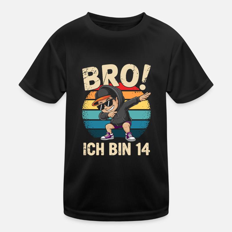 14. Geburtstag Junge Mädchen 14 Jahre 2011 Kinder Funktions-T-Shirt