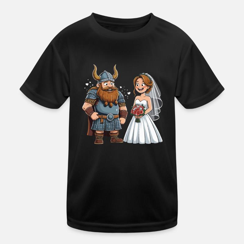 Odin Viking Valhalla Viking Hammer Thor Odin Kids Functional T-Shirt