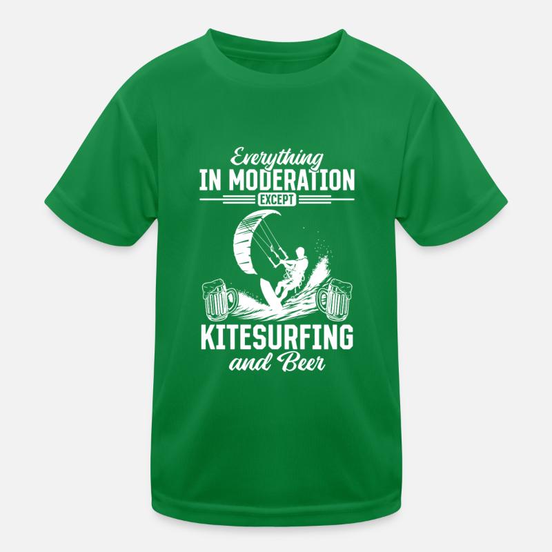 Tout avec modération sauf le kitesurf et T-shirt sport Enfant