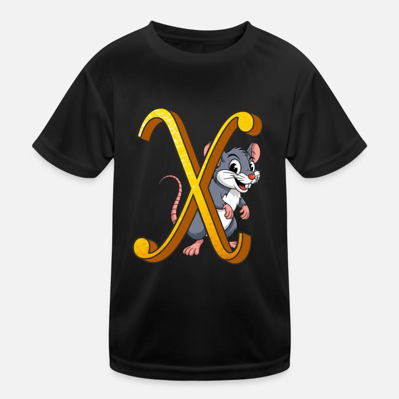 BUCHSTABE X Kinder Funktions-T-Shirt