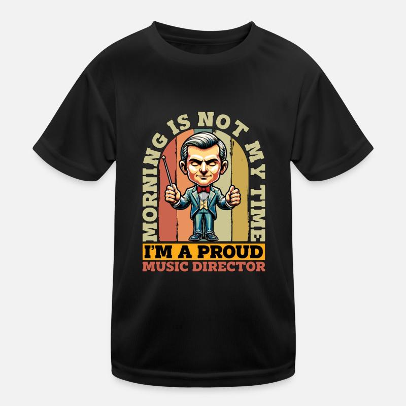 Directeur musical Morning Is Not My Time Mélomane T-shirt sport Enfant